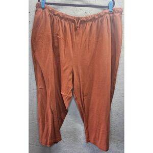 All American Comfort 4x Petite Plus Size Burnt Orange Pants